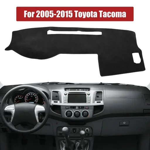 2005-2015 Toyota Tacoma Dash Mat Carpet Dashboard Cover Black