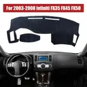 2003-2008 Infiniti FX35 Dash Mat Carpet Dashboard Cover Black
