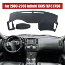 2003-2008 Infiniti FX35 Dash Mat Carpet Dashboard Cover Gray