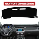 2010-2015 Chevy Camaro Dash Mat Carpet Dashboard Cover Black