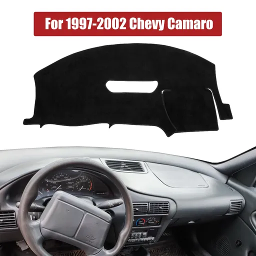 1997-2002 Chevy Camaro Dash Mat Carpet Dashboard Cover Black