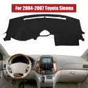 2004-2007 Toyota Sienna Dash Mat Carpet Dashboard Cover Black