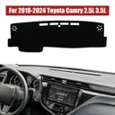 2018 2019 2020 Toyota Camry Dash Mat Carpet Dashboard Cover 2.5L 3.5L Black