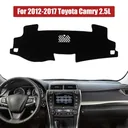 2012-2017 Toyota Camry Dash Mat Carpet Dashboard Cover 2.5L Black