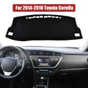 2014-2018 Toyota Corolla Dash Mat Carpet Dashboard Cover Black