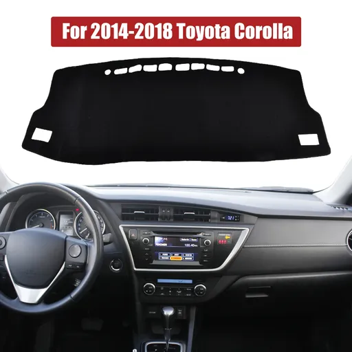 2014-2018 Toyota Corolla Dash Mat Carpet Dashboard Cover Black