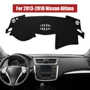 2013-2018 Nissan Altima Dash Mat Carpet Dashboard Cover Black