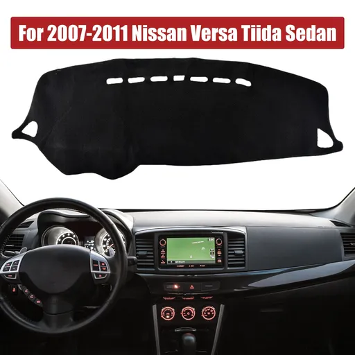 2008-2017 Mitsubishi Lancer Dash Mat Carpet Dashboard Cover Black