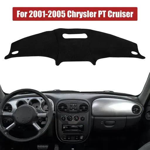 2001-2005 Chrysler PT Cruiser Dash Mat Carpet Dashboard Cover Black