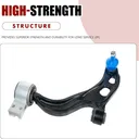 2010 2011 2012 Ford Flex Taurus Lincoln MKS Front Lower Control Arms With Ball Joints