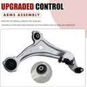 Front Lower Control Arms With Ball Joints For Nissan Quest 2011-2017 2pcs