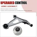 Front Lower Control Arms With Ball Joints For Infiniti QX60 2014-2022 Nissan Pathfinder 2013-2020 2pcs