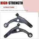 2008-2014 Dodge Avenger Chrysler 200 Sebring Front Suspension Control Arm Kit 10pcs