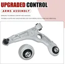 Front Lower Control Arms With Ball Joints For Dodge Dart 2013-2016 Chrysler 200 With 17 Inch Wheels 2015-2017 2pcs