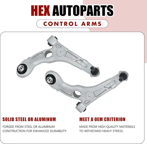 Front Lower Control Arms With Ball Joints For Dodge Dart 2013-2016 Chrysler 200 With 17 Inch Wheels 2015-2017 2pcs