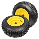 2pcs 16x6.5x8 Turf Tire With 3.3" Hub 3/4" Bearing For Lawn Mower Garden Tractor