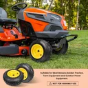 2pcs 16x6.5x8 Turf Tire With 3.3" Hub 3/4" Bearing For Lawn Mower Garden Tractor