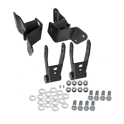 4 inch Drop Shackles Hangers Kit For 1988-1998 Chevy GMC C1500 2WD