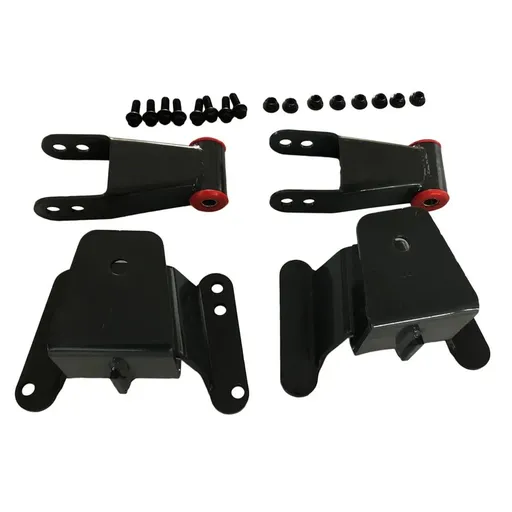 4 inch Drop Shackles Hangers Kit For 1973-1996 Ford F150 F100