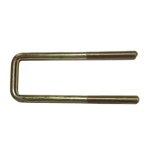 4X 8.75 Long 2.5" Wide Leaf Springs Square U-Bolts For Chevy Silverado GMC Sierra 1500 1988-2019