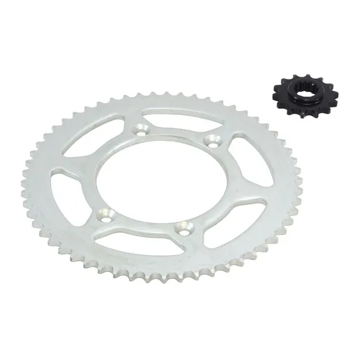 Black Drive Chain And Sprocket Set For 2003-2024 Suzuki DRZ125L 2003-2006 Kawasaki KLX125L