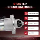 Starter For Honda Accord 2013-2017 CR-V 2015-2016 L4 2.4L 31200-5A2-A51