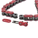 Red Non O Ring Chain 520x120 Links For Motorcycles Tensile 8200