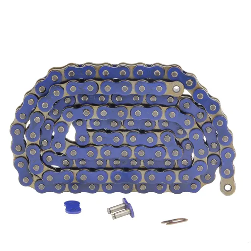 Blue Non O Ring Chain 520x120 Links For Motorcycles Tensile 8200