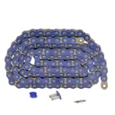 Blue Non O Ring Chain 520x120 Links For Motorcycles Tensile 8200