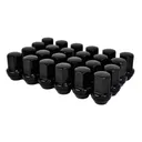 14 x 1.5 Black Lug Nuts 1.78" Height 7/8" Hex For Chevy Silverado Tahoe Suburban 24pcs