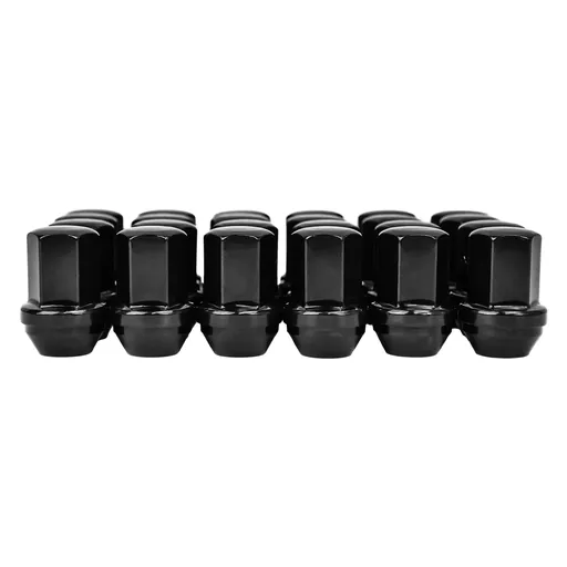 14 x 1.5 Black Lug Nuts 1.78" Height 7/8" Hex For Chevy Silverado Tahoe Suburban 24pcs
