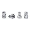 14 x 1.5 Chrome Flat Seat Lug Nuts For 2017-2024 F250 F350 Super Duty Replace HCPZ-1012-B HCPZ-1012-A 32cps