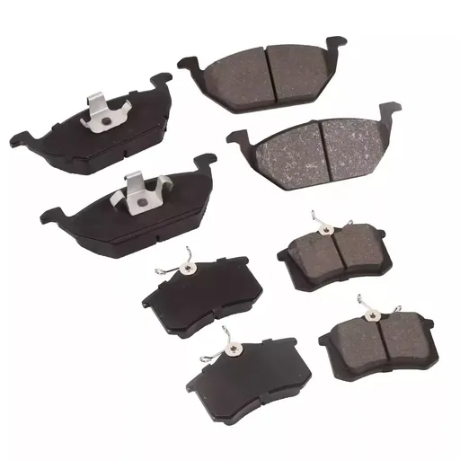 Front Rear Ceramic Brake Pads For VW Beetle Golf Jetta 8pcs