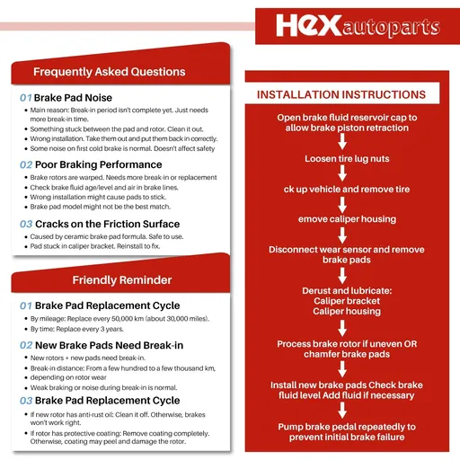 Front Rear Ceramic Brake Pads For Honda CR-V 2005 2006 2012-2016 8pcs