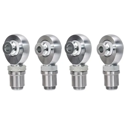 4x Chromoly Panhard Bar Kit Heim Joints 1x1/4" -12 with 1-5/8 HMS Bung .120