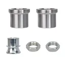 4x Chromoly Panhard Bar Kit Heim Joints 1x1/4" -12 with 1-5/8 HMS Bung .120