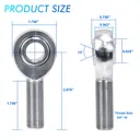 XML10-12 3/4"-16 Thread x 5/8" Bore LH Chromoly Heim Joints Rod End With Jam Nut