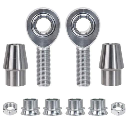 Chromoly Heim Joint Rod Ends Kit 5/8"-18 Thread x 5/8" Bore With 5/8-1/2 HMS Bung .120