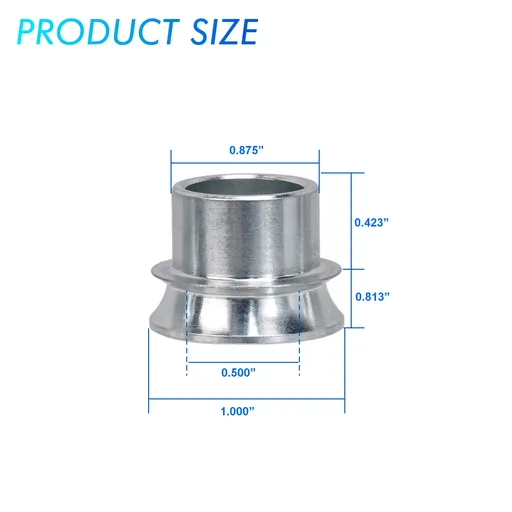 4x Heim Joints Rod Ends 7/8 x 7/8-14 w/ 7/8-1/2 HMS & Bung .120 Wall XMR14 & XML14