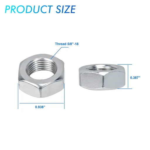 4x Chromoly 4 Link 1/2" x 5/8"-18 Rod End Kit Heim Joint Bungs .120" Wall XMRL8-10