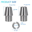 4x Heim Joints Rod Ends 7/8 x 7/8-14 with 7/8-5/8 HMS & Bung .120 Wall XMR14 & XML14