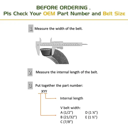 How To Measure Mower Belt Size