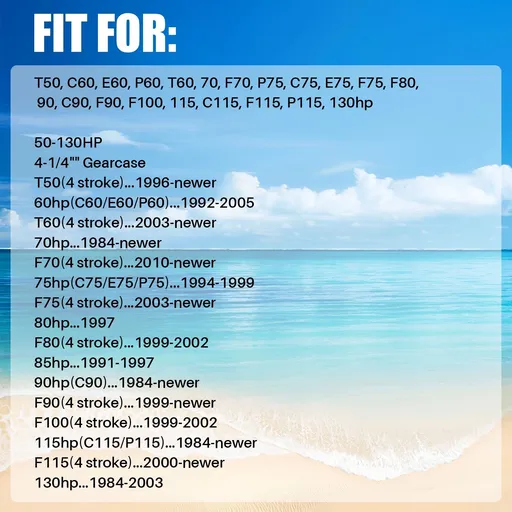 13 x 19 Aluminum Outboard Propeller Fit Yamaha Outboard Enigne 50-130HP 3 Blade Replace 6E5-45941-00-00