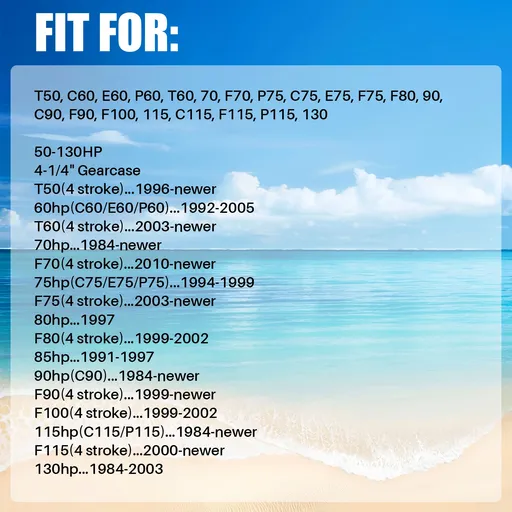 13 5/8 x 13 Aluminum Outboard Propeller Fit Yamaha 50-130hp 3 Blade Replace 6E5-45949-00-00