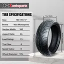 Front And Rear Motorcycle Tires 120 70 17 & 180 55 17 For Honda CBR600RR Yamaha R6 Suzuki GSXR 750