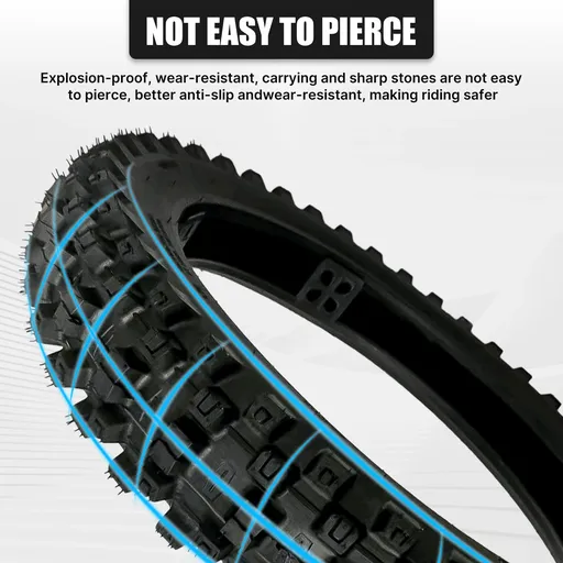 100 90 19 Front Tire 6 PLY For Harley Davidson Sportster