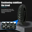 100 90 19 Front Tire 6 PLY For Harley Davidson Sportster