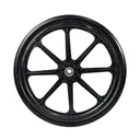 2pcs 20 inch Flat Free Tire And Wheel For Wheelbarrow Garden Wagon Lawn Cart