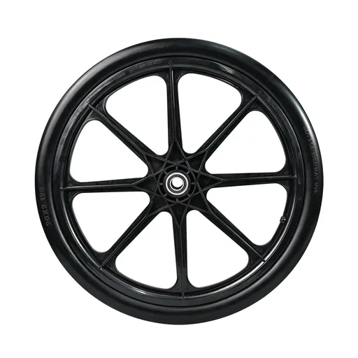 2pcs 20 inch Flat Free Tire And Wheel For Wheelbarrow Garden Wagon Lawn Cart