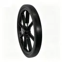 2pcs 20 inch Flat Free Tire And Wheel For Wheelbarrow Garden Wagon Lawn Cart